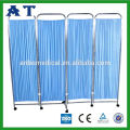 Stainless steel hospital bed room divider folding screen